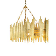 Althely 10 Lights Rectangle Pendant Chandelier