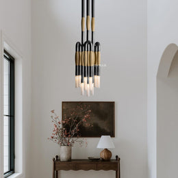 Heritage Horsehair 9-Light Pendant