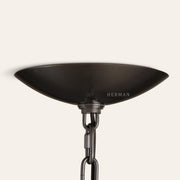 Amor 5-Tier Ghiaccio Glass Pendant Round Chandelier 48