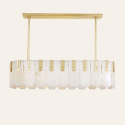 Nadia Alabaster Linear Chandelier 42