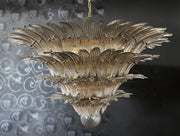 Murano Chandelier – Palmette – 163 glasses – Smoked