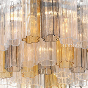 Addis Murano Glass Flushmount 22