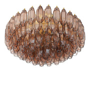 Prismatico 91 Elements Amethyst Compact Glass Chandelier 25