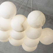 Alabaster Lunar Cluster Chandelier