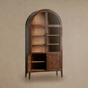 Hattie Burl Glass Cabinet