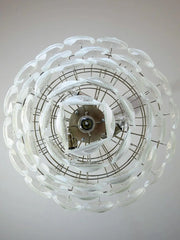 Murano Chandelier – 50 Lattimo glass – Transparent