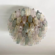 Murano Chandelier – Poliedri – 84 glasses – Multi
