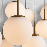 Casen Glass Round Chandelier 20