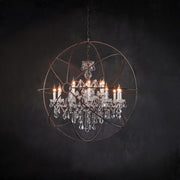 Gyro Crystal Chandelier Natural