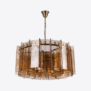Berlin Chandelier Amber Glass 35