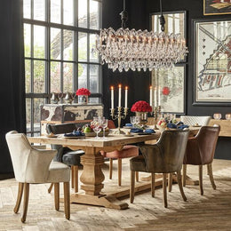 Crystal Rectangular Chandelier