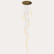 Alabaster Bead LED Pendant Light