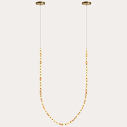 Alabaster Bead LED Pendant Light