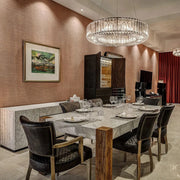 Keir Round Crystal Ring Chandelier 31