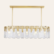 Nadia Glass Linear Chandelier 42