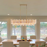 Addis Murano Glass Linear Chandelier 51