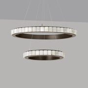 Avalon Alabaster 2 Layer Chandelier