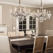 Rocaille Iron & Crystal Chandelier