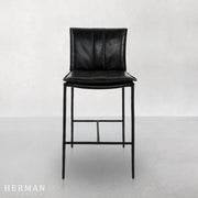 Eugina Leather Stool