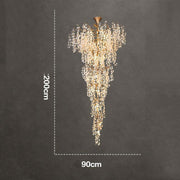 Long Vine Staircase Chandelier 78.7
