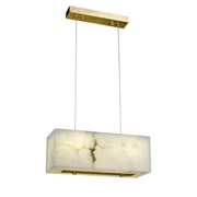 Alabaster Cuboid Dining Room Chandelier 17