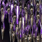 Modern Style Indoor Decoration Large Project Hotel Lobby Villa Staircase Glass Chandelier Lighting