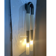 Double Head Antonia Horsehair Sconce