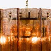 Berlin Chandelier Amber Glass 35