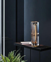 Glaxy Rectangular Crystal Table Lamp