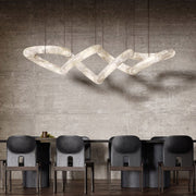 Infinity 12 & 16 Alabaster Pendant Light
