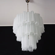 Murano Chandelier – 48 tubes – matte white