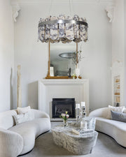 Modern LED Marble Round Chandelier 24
