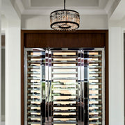 Lita Glass Round Chandelier