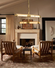 LED Tubular Alabaster Shades Ceiling Pendant Lamp 49