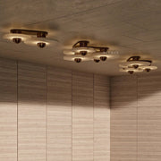 Median Alabaster Flush mount - 4 Surface