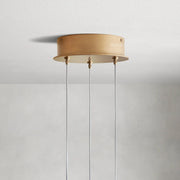 Arica Alabaster Round Chandelier
