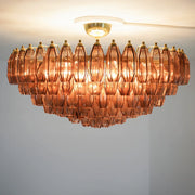 Prismatico Amethyst Glass Ceiling Lamp 35