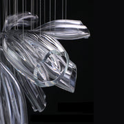Glass Lotus Chandelier