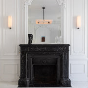 Eva Square Alabaster Living Room Chandelier