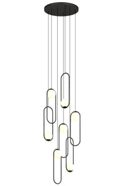 Luminous Modern LED Opal Glass Chandelier