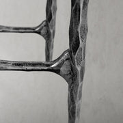 Hand-Forged Metal Rectangle Marble Desk