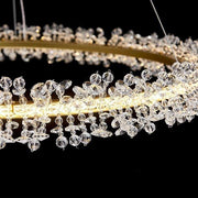 Doris 3-Ring Crystal Chandelier