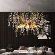 Crystal Raindrop Branch Chandelier 40