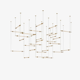 Crystal Grid Customize Chandelier