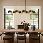 Daphne Metal Linear Chandelier