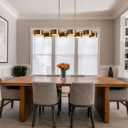 Daphne Metal Linear Chandelier