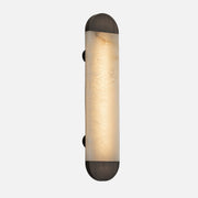 Ghost alabaster wall sconce