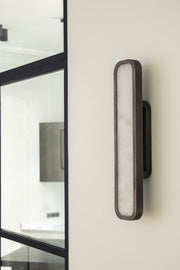 Hublot alabaster wall sconce