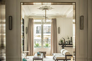 Hublot alabaster wall sconce