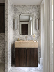 Hublot alabaster wall sconce
